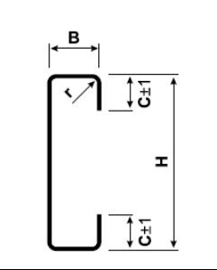 1.8 mm de espesor 22kw máquina de formación de postrol
