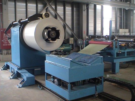 1300 mm de ancho bobina de acero hidráulico Decoiler de chapa de metal