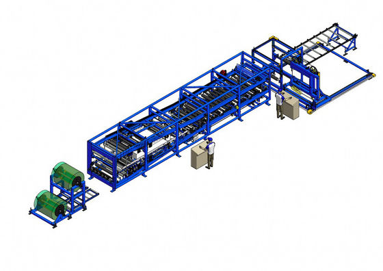 Máquina para revestimiento de paredes de casas con cromo de 0,3 mm EPS