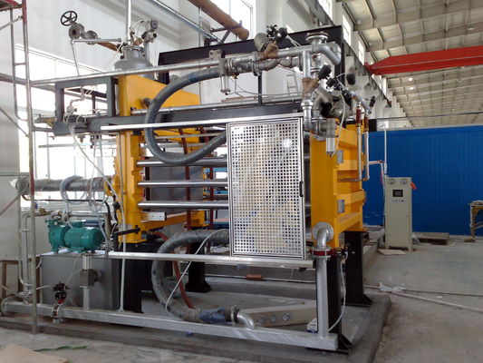 Máquina para moldear paneles de pared de aluminio con rociador EPS