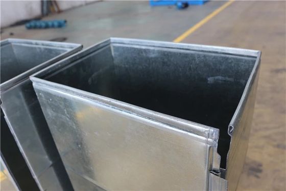 Máquina de formación de conductos rectangulares Hvac en forma de U