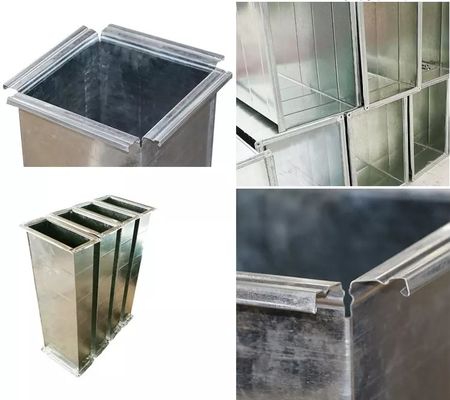 Máquina de moldeado de rollos de conductos de ventilación de acero TDF