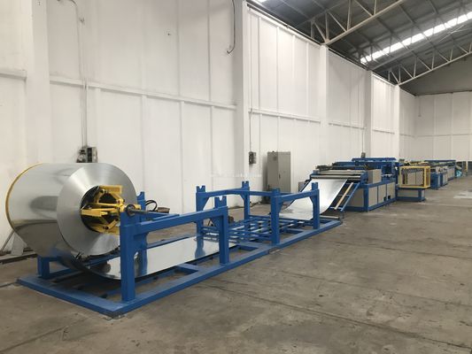Máquina de moldeado de rollos de conductos de ventilación de acero TDF