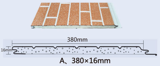 La máquina de hacer paneles de techo de revestimiento de pared de espuma de PU