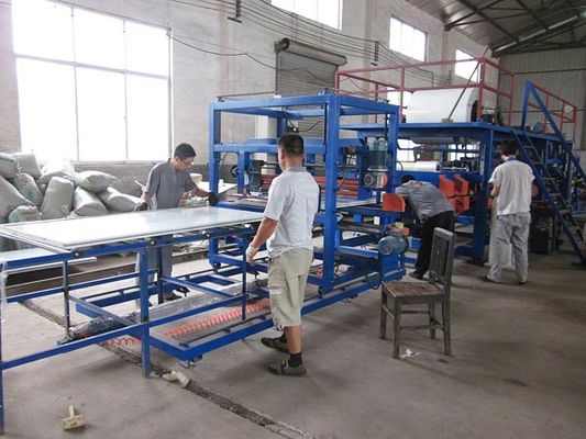 Máquina para paneles de pared de sala limpia para paneles de sándwich farmacéutico