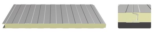 Máquina de fabricación de paneles de refrigeración de acero PU discontinuos de cuarto frío