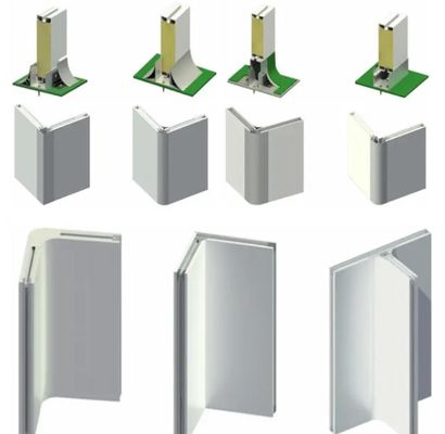 Máquina para paneles de pared de sala limpia para paneles de sándwich farmacéutico