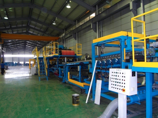 Máquina de moldeado de paneles de paneles en línea de lana mineral EPS ISO