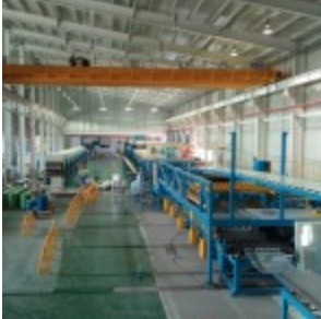 Máquina combinada de lana mineral de línea de paneles de sándwich PLC EPS