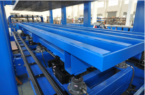 Línea de producción automática de paneles de sándwich de PU para lana de roca mineral
