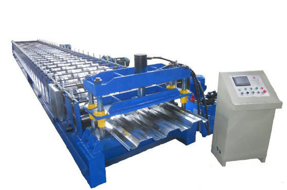 Máquina de moldeado de rodillos de cubierta de suelo de chapa de acero de 22kw