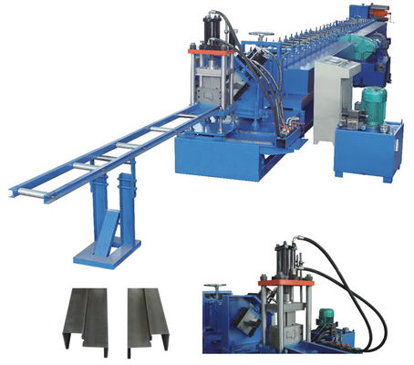 De Coiler 11kw máquina de moldeado de rodillos de acero