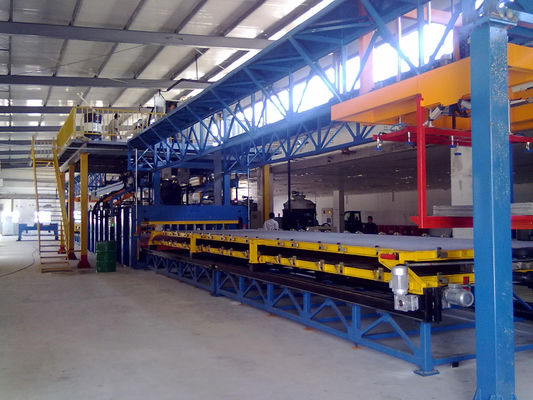 Máquina de fabricación de paneles de refrigeración de acero PU discontinuos de cuarto frío