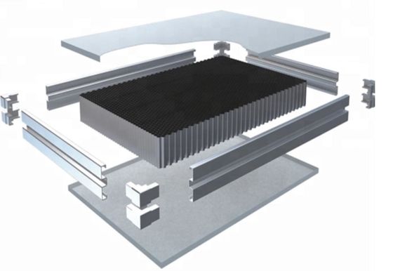 Máquina para paneles de pared de sala limpia para paneles de sándwich farmacéutico
