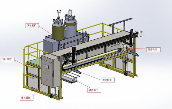 Máquina para paneles SIP con pegamento de paneles aislados estructurales
